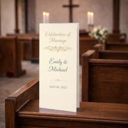 100 Pack Elegant Natural Cream Linen 8.5" x 11" Scored Cardstock Paper – Folds to 4.25" x 11" – Menu & Program Paper – Inkjet & Laser Printer Compatible – Made in USA - style: Cream Linen