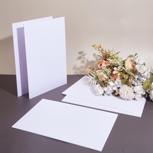 GORGECRAFT 5Pcs 2mm White Foam PVC Boards Sheet 30x20cm Rectangle Lightweight Durable Poster Mount Board Plastic Sheets for Mounting Presentations Signboards Artsan Crafts Framing Display
