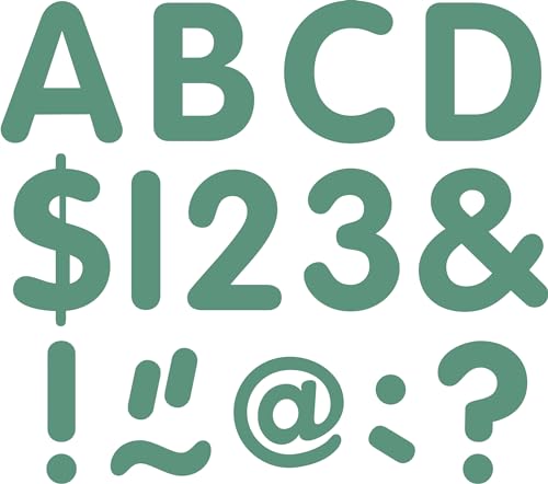 Teacher Created Resources Eucalyptus Green 2" Classic Letters Uppercase Pack (TCR9212)