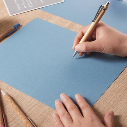 30 Sheets Cardstock Paper 8 1/2 x 11 Inches, Dusty-Blue | For Crafts and Invitations - color: Dusty-Blue