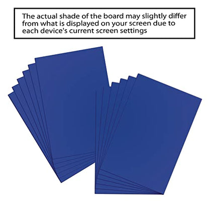 BAZIC Products Dark Blue Poster Board, 22 x 28 in, Matte Paper Surface, for School Projects Signs Crafts, Case of 25 - color: Dark Blue, size: 25-Pack