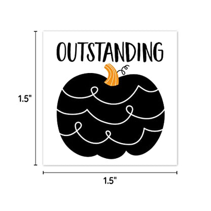 CTP Doodle Pumpkin Rewards Stickers for Classroom & Home School Students, 60 Count (Creative Teaching Press 10624) - color: Doodle Pumpkin