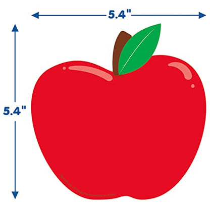Eureka Apple Paper Cut-Out Classroom Decorations for Teachers, 36 Pieces - style: Apple
