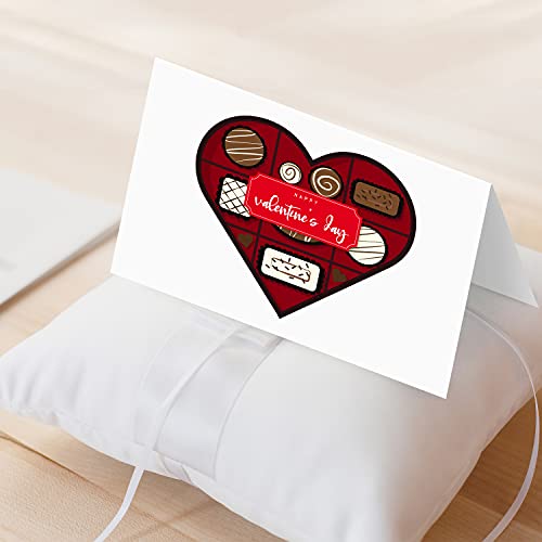 Dynamico Blank White Pre-Scored Thick 8.5 x 11 Greeting Cards – Heavyweight Good For Wedding Invitations, Thank You, Holiday and DIY Projects | 8.5 x 5.5” When Folded | 100 Cards per Pack