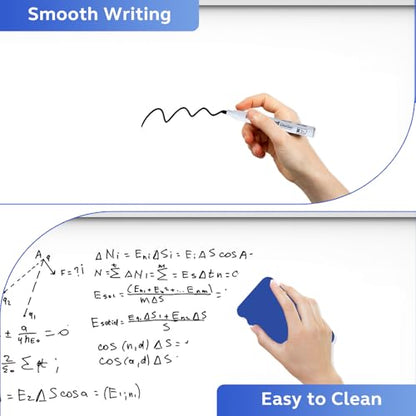 Rolling Whiteboard on Wheels, Double-Sided Magnetic Dry Erase Board with Stand, Mobile White Board for Office, Classroom, Home (28" x 40") - color: Black, size: 28"W x 40"H