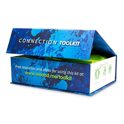 We! Connection Toolkit - Conversation Cards, Group Cohesion Deck, Icebreaker Book & Team Building Games/Activities for Work, Class & Events – Group Engagement Kit for Meaningful Connections - color: Connection Toolkit