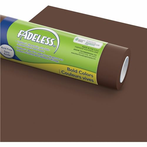 Fadeless® PAC57025 Bulletin Board Art Paper, Brown, 48" x 50', 1 Roll