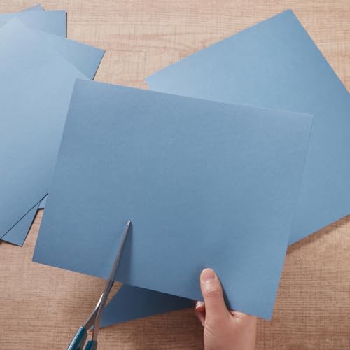 30 Sheets Cardstock Paper 8 1/2 x 11 Inches, Dusty-Blue | For Crafts and Invitations - color: Dusty-Blue