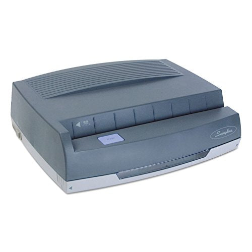 Swingline Electric Hole Puncher 3 Hole, Medium Duty, 50 Sheet Capacity Three Hole Punch 3 Ring, 350MD, Gray (9800350)