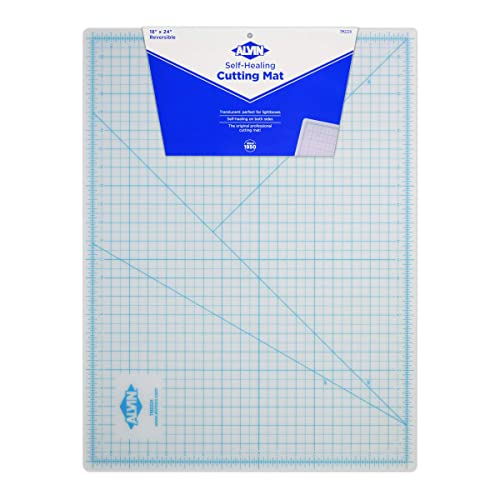ALVIN TM Translucent Cutting Mat 18 x 24 inch | 3mm Layer with Grid on 1 Side | Light Box Compatible - Model TM2224 - color: Translucent, size: 24"L x 18"W