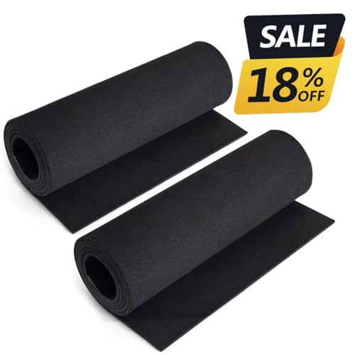 2-Pack Black Eva Foam Cosplay Sheets roll, Premium eva Craft Foam 2mm Thick, 13.5" x 49", High Density 86kg/m3 for Cosplay Costume, Crafts, DIY Projects by MEARCOOH - color: 2PCS:Black, size: Thickness-2mm