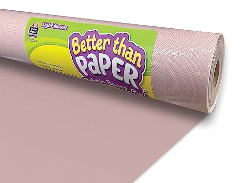 Black Painted Dots on White Better Than Paper® Bulletin Board Roll & Light Mauve Better Than Paper® Bulletin Board Roll