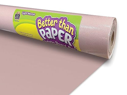 Black Painted Dots on White Better Than Paper® Bulletin Board Roll & Light Mauve Better Than Paper® Bulletin Board Roll