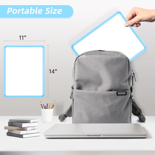 VUSIGN Small White Board Dry Erase, Blue - color: G-blue