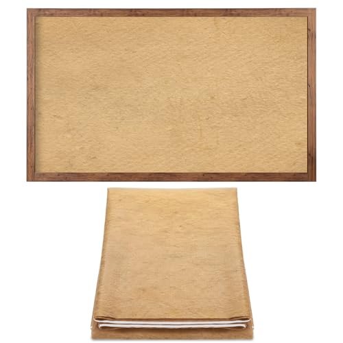 Mindsoft Bulletin Board Paper 48'' x 107'' Bulletin Boards Fabric for Classroom Back to Shcool Classroom Wall Background Decor Board Decor Pillows Curtains Crafts(1 Pc,Parchment) - style: Parchment