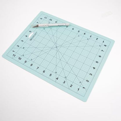 Westcott 9 X 12in Self-Healing Craft Cutting Mat with Grid for Sewing, Quilting, Card Making (00503) - size: 13"L x 10"W, style: Cutting Mat