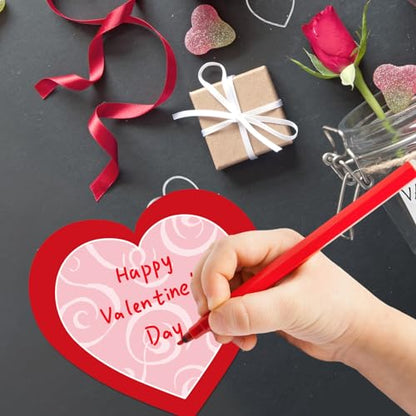 Fancy Land 90PCS Valentine’s Day Cutouts Paper Heart Cutouts for Classroom Bulletin Board Decorations