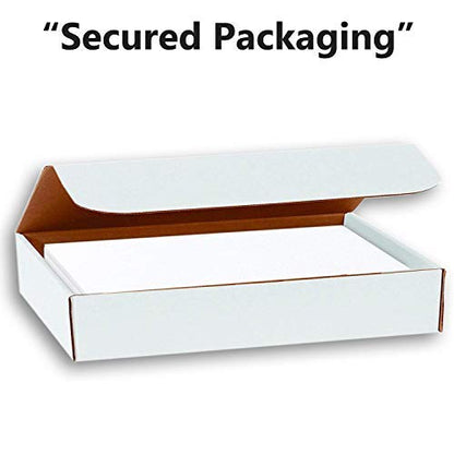 Hamilco 5x7 White Linen Textured Cardstock Paper Blank Index Cards Flat Card Stock 80lb Cover – 50 Pack - size: 50 Cards