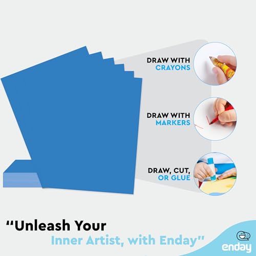Emraw Poster Board Lightweight Craft Backing Boards for Presentations Office Sign Blank Painting Board Smooth Surface Poster Sheets for School Pack of 5 (Dark Blue) - color: Dark Blue