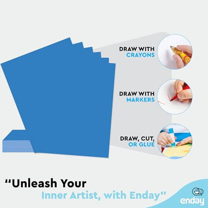 Emraw Poster Board Lightweight Craft Backing Boards for Presentations Office Sign Blank Painting Board Smooth Surface Poster Sheets for School Pack of 5 (Dark Blue) - color: Dark Blue