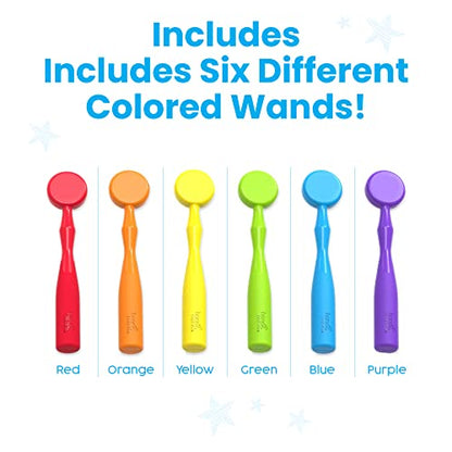 hand2mind Magnetic Wands for Kids, Magnet Wands, Magnets for Kids Science, Magnets for Teaching, Preschool Science Classroom Supplies, Magnet with Handle, Elementary Teacher Must Haves (Set of 6)