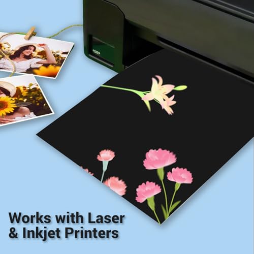 Cardstock Paper, Black Cardstock 8.5x11, 120 Sheets Card Stock, 200GSM Thick Printer Paper 8.5x11, Black Blank Card Stock Paper for Greeting Cards, DIY Cards, Wedding Invitation, Postcards - color: Black, size: 8.5x11 IN-120 Sheets