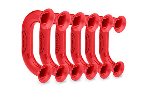(6 Pack - Red) Toobaloo Auditory Feedback Phone – Accelerate Reading Fluency, Comprehension and Pronunciation with a Reading Phone. - color: Red, size: 6 Pack