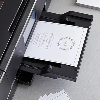 Reskid White Cardstock Thick Paper - Blank Heavy Weight 110 lb Cover Card Stock - 500 Pack (12x12, Inches)