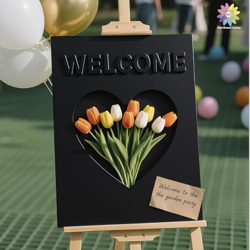 Mat Board Center, Pack of 10 Acid-Free Foam Boards, 13x19 inch Black Foam Boards, 3/16" Thick - color: Black, size: 13x19