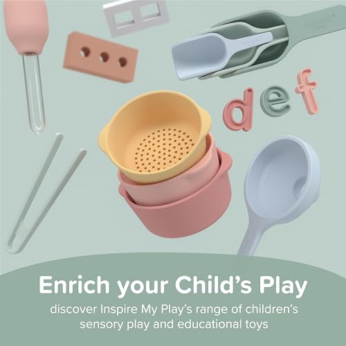 Inspire My Play Uppercase Alphabet Letters for Kids - ABC Toys for 3 Year Olds - Sensory and Messy Play - style: Uppercase