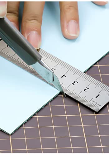 WUTA Self Healing Sewing Mat, Double Sided Non-Slip PVC Cutting Mat A4 Cutting Board for Sewing, Craft, Quilting, Fabric, Scrapbooking Project (9x12inch) - size: 12"L x 9"W