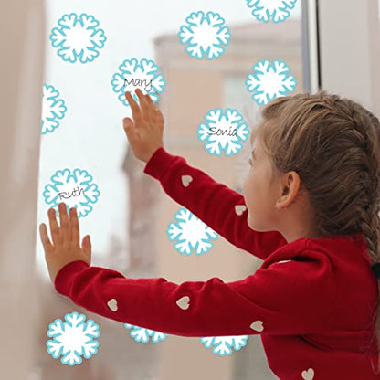 Geyee 100 Pcs Snowflake Cutouts Bulk Winter Bulletin Board Cutouts Decorations Paper Snowflakes DIY Snowflake Accents for Kids Classroom Party Supply(3.5 Inch) - size: 3.5 Inch