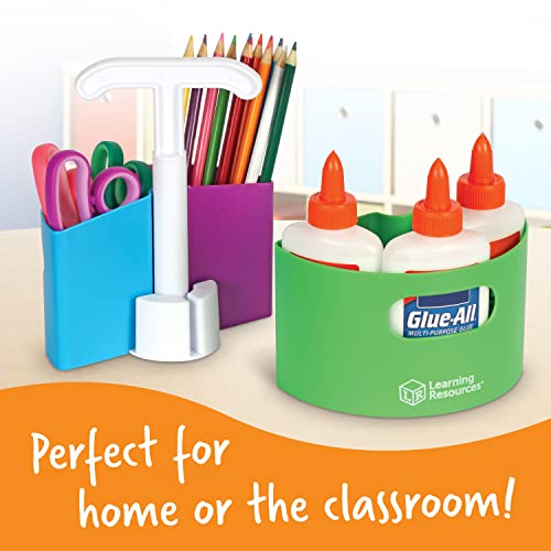 Learning Resources Create-a-Space Storage Mini Center - Desk Organizer, Classroom Workspace Must Haves, Homeschool Organization, Arts & Crafts , Caddy, Office & Teacher Supplies - style: Create-a-Space Mini