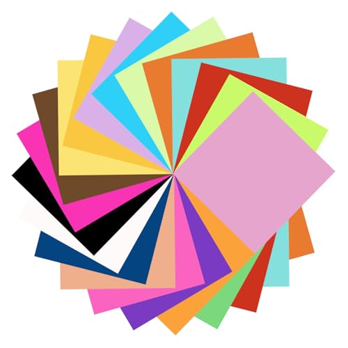100 Sheets Origami Paper, 20 Colors Origami Paper 8x8, Double Sided Color 8" Square Oragami Paper for Beginner Arts and Crafts - size: 100 Sheets / 8×8 "/ 20 Colors
