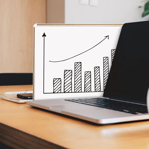 Large Magnetic White Board for Wall,Aluminum & Cork Strip Frame Whiteboard for Office,Presentation Dry Erase Board Wall Mount,Large Whiteboard for School Classroom Huge Whiteboards (18" W x 12" H) - size: 18"W x 12"H