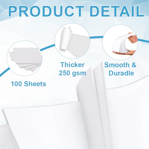 Cardstock Paper - Plain Heavy White Stock, Cover Stock Paper, 92lb(250 gsm) Cover Stock Paper, 8.5" x 14", 100 Sheets, Cardstock Paper for Printer, Resume, Scrapbooks, Art, Crafts, Business Cards - size: 8.5"x14"
