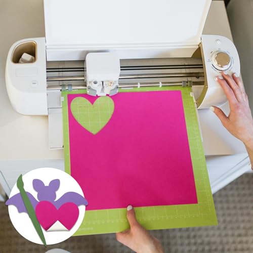 12x12 Inch Colored Sticker Paper Sheets Heavyweight Printable Sticky Back Cardstock 250GSM for DIY Stickers, Printers 40 Sheets