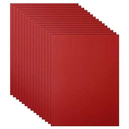 Guakicae 100 Sheets Dark Red Cardstock 8.5 x 11 Certificate Paper, 200gsm/75lb Heavyweight Craft Paper Card Stock for Wedding Invitations, Office Printing, Memus, DIY Cards Making, Anniversary Card - color: Red, size: 100 Sheets