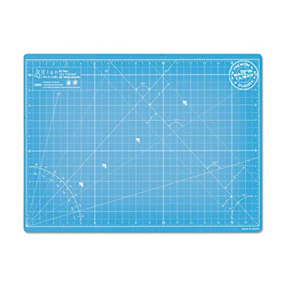 Elan Cutting Mat A3 Blue, Self Healing Cutting Mat 12x18 Inch, 5-Ply Craft Board Blue, Hobby Board for Crafts 12x18 Inch - style: 18 x 12"