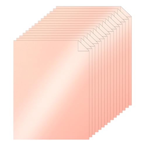 Silunkia 100 Sheets Pink Shimmer Cardstock 8.5 x 11 Crafts Paper, 200gsm/75lb Glossy Paper Card Stock for DIY Cards Making, Valentine's Day Cards, Wedding Invitations, Menus - color: Pink, size: 100 Sheets