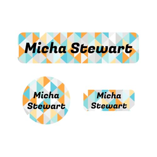 Name Bubbles - Kids Custom Name Labels for Daycare, School, Camp (102 Labels) - Personalized Waterproof Name Stickers for Clothes Tags, Lunch Boxes, Water Bottles, & School Supplies (Crystal Prism) - color: Crystal Prism, size: 102 Labels