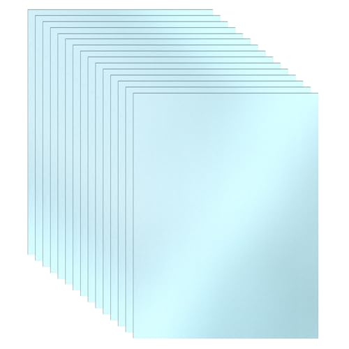 Guakicae 28 Sheets Light Blue Shimmer Cardstock 8.5 x 11 Certificate Paper, 92lb Premium Glossy Invitation Paper Card Stock for Wedding, Crafting, DIY Making Cards, Business Cards, Graduations - color: Blue, size: 28 Sheets