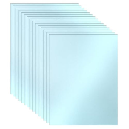 Guakicae 28 Sheets Light Blue Shimmer Cardstock 8.5 x 11 Certificate Paper, 92lb Premium Glossy Invitation Paper Card Stock for Wedding, Crafting, DIY Making Cards, Business Cards, Graduations - color: Blue, size: 28 Sheets
