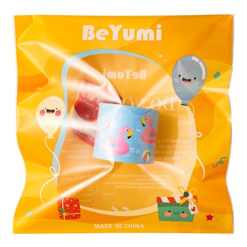 BeYumi Summer Flamingo Border Trim - 65ft Back to School Pool Rolled Border | Tropical Flamingo Beach Swimming Pool Bulletin Board Set School Classroom Office Chalkboard Home Party Holiday Decoration - style: Summer Flamingos