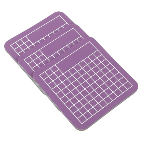 HEMOTON 3Pcs Professional PVC Cutting Mats for Crafts Engraving and Paper Cutting Mini DIY Crafting Pads with Non-slip Toughness and Surface for Safe Precise Work