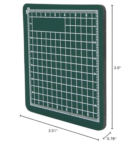 2pcs 8x8cm Mini Cutting Mat, Self Healing PVC Pad for DIY Craft, with Non Slip Surface for Writing Painting Carving