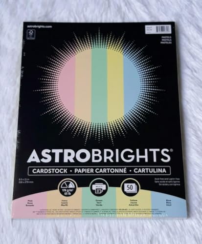 Astrobrights Cardstock Pastels 50 Sheets