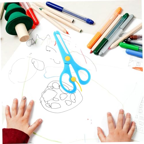 Veemoon 12Pcs Safety Scissors Plastic Blunt Tip Scissors for Preschool Crafting Comfortable Grip for DIY Projects