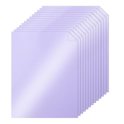 Silunkia 40 Sheets Purple Shimmer Cardstock 8.5 x 11 Crafts Paper, 75lb Premium Card Stock Cutting Paper for DIY Cards Making, Greeting Cards, Invitations, Birthday Decorations, School - color: Purple, size: 40 Sheets