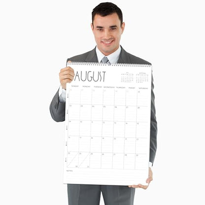 GuassLee Wall Calendar 2026 Large, 22" x 15" Hanging Wall Calendar 18-Month from Jan. 2026 to Jun. 2027, 2026-2027 Hanging Wall Planner with Spiral Binding for School Home Office Planning & Organizing - size: 22"x15"